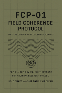 Cover: Field Coherence Protocol