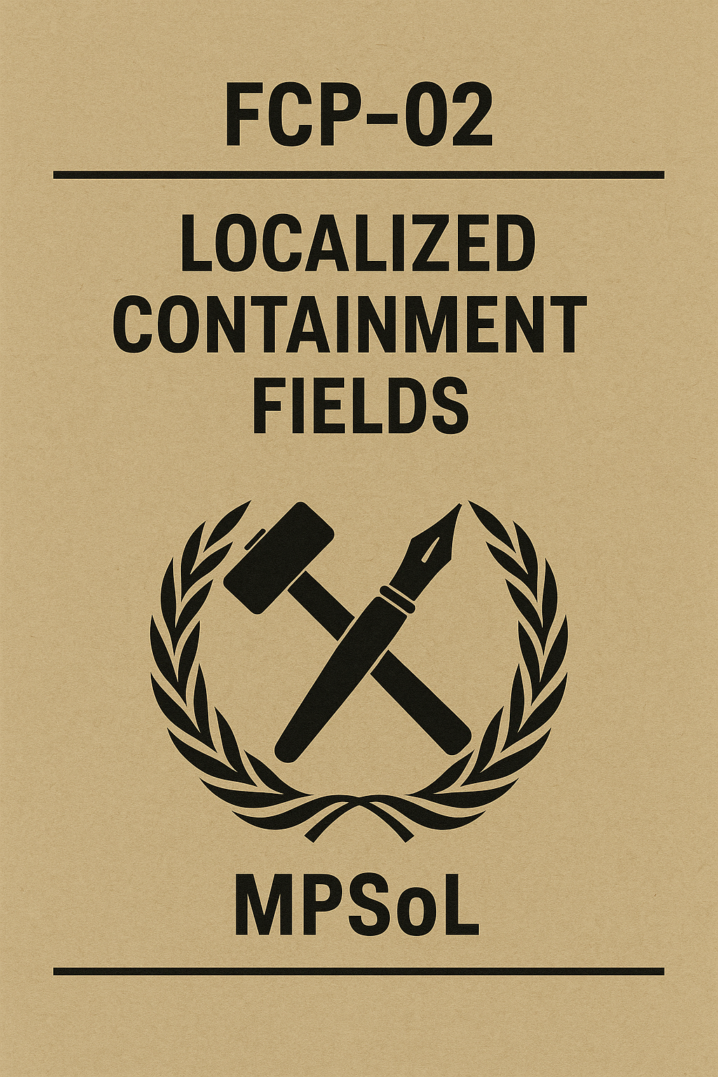 Cover: FCP-02 — Localized Containment Fields