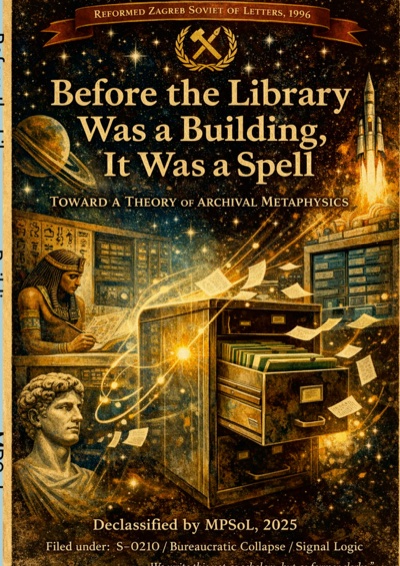 Front cover of Before the Library Was a Building, It Was a Spell