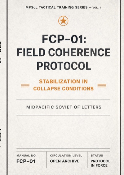 Front cover of FCP-01: Stabilization in Collapse Conditions