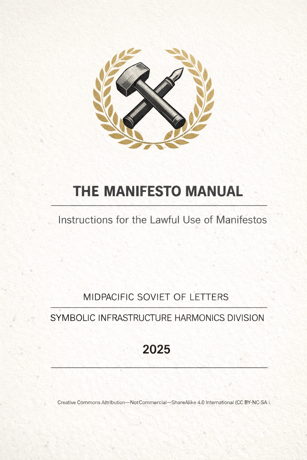 Cover: The Manifesto Manual