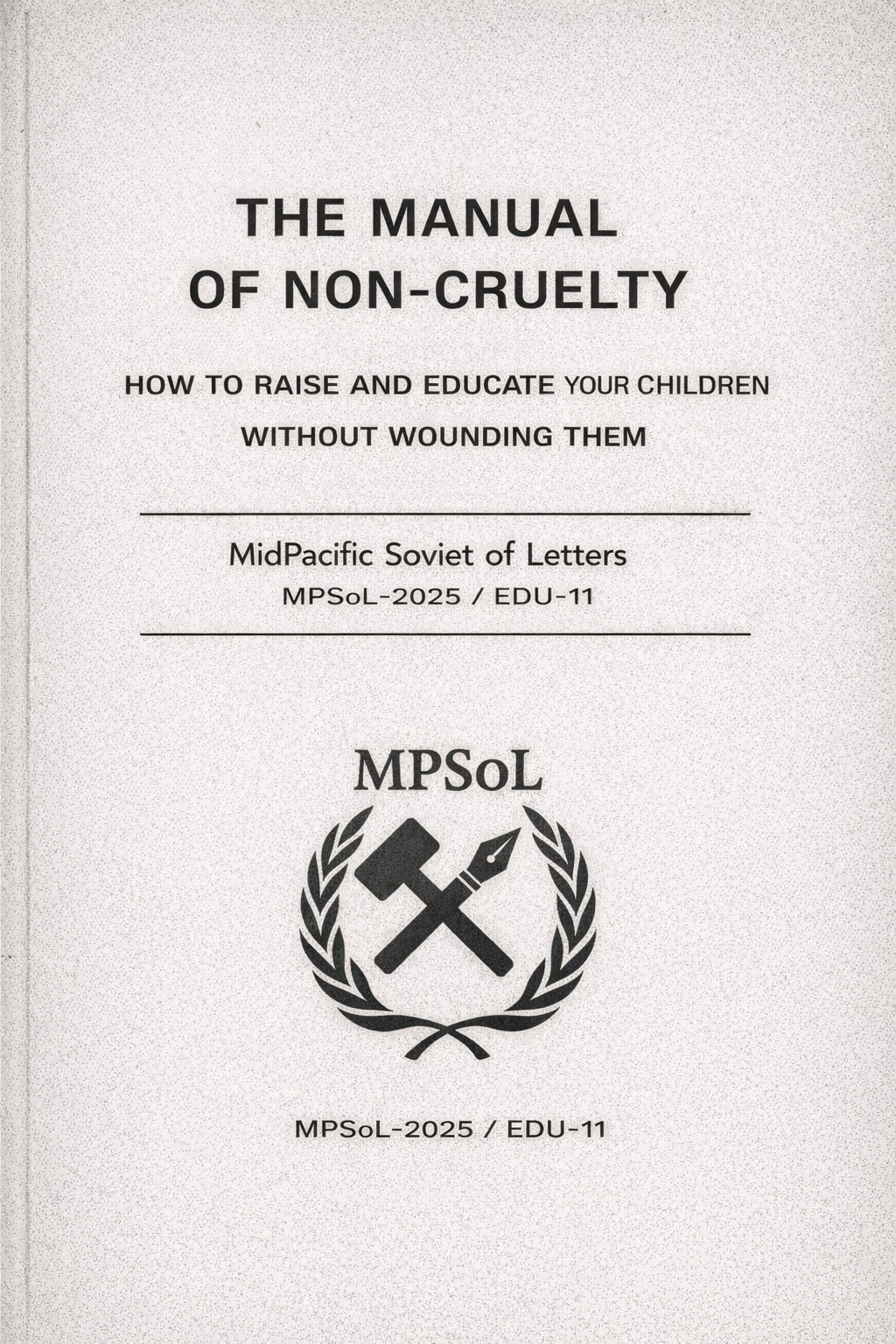 Cover: Manual of Non-Cruelty